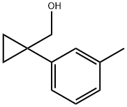 1- (3-甲基苯基)环丙烷甲醇, 886366-44-5, 结构式
