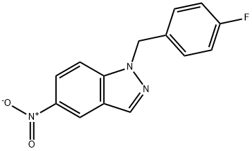 1-(4-氟苄基)-5-硝基-1H-吲唑, 887114-51-4, 结构式