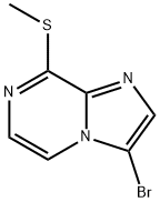 3-溴-8-(甲基硫烷基)咪唑并[1,2-A]吡嗪, 887475-39-0, 结构式