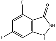 4,6-二氟-1,2-二氢-3H-吲唑-3-酮, 887567-77-3, 结构式