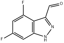 4,6-二氟-吲唑, 887567-80-8, 结构式