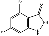 3-羟基-4-溴-6-氟-吲唑, 887567-85-3, 结构式