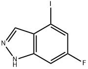 4-碘-6-氟(1H) 吲唑, 887567-89-7, 结构式