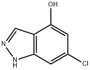 6-氯-4-羟基吲唑, 887569-66-6, 结构式