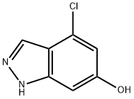 4-氯-1H-吲唑-6-醇, 887569-87-1, 结构式