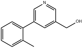 (5-(邻甲苯基)吡啶-3-基)甲醇, 887974-27-8, 结构式