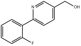 [6-(2-氟苯基)-3-吡啶基]甲醇, 887974-54-1, 结构式