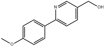 [6-(4-甲氧基苯基)-3-吡啶基]甲醇, 887974-96-1, 结构式