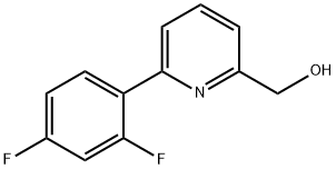 [6-(2,4-二氟苯基)-2-吡啶基]甲醇, 887981-41-1, 结构式