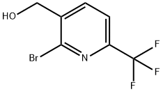 [2-溴-6-(三氟甲基)-3-吡啶基]甲醇, 888738-18-9, 结构式