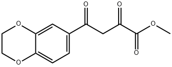 4-(2,3-二氢-1,4-苯并二噁英-6-基)-2,4-二氧代丁酸甲酯, 889996-24-1, 结构式