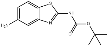 5-氨基苯并[D]噻唑-2-基氨基甲酸叔丁酯, 894427-09-9, 结构式