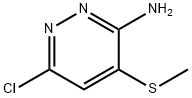 3-氨基-6-氯-4-(甲硫基)哒嗪, 896740-03-7, 结构式