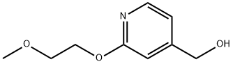 2-(2-甲氧基乙氧基)吡啶-4-基]甲醇, 897950-76-4, 结构式
