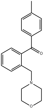 (2-(吗啉甲基)苯基)(对甲苯基)甲酮, 898749-93-4, 结构式