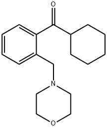 环己基(2-(吗啉代甲基)苯基)甲酮, 898751-41-2, 结构式