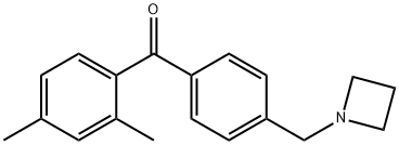 (2-((1,4-二噁烷-8-氮杂螺环并[4.5]癸烷-8-基)甲基)苯基)(3,5-二氯苯基)甲酮, 898756-60-0, 结构式