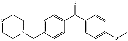 (4-甲氧基苯基)(4-(吗啉代甲基)苯基)甲酮, 898769-72-7, 结构式