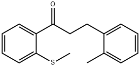 2-(3-(邻甲苯基)丙酰基)苯硫醛, 898789-34-9, 结构式
