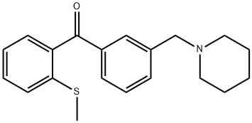 2-(3-(哌啶-1-基甲基)芐基)苯乙醛, 898792-84-2, 結(jié)構(gòu)式