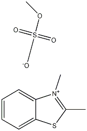 2,3-二甲基苯并噻唑硫酸单甲酯盐, 2038-15-5, 结构式