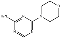 4-(4-吗啉基)-1,3,5-三嗪-2-胺, 2045-25-2, 结构式