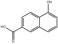 5-羟基-2-萘甲酸, 2437-18-5, 结构式