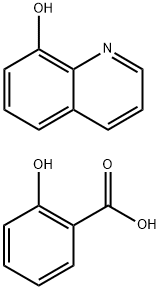 2-HYDROXYBENZOIC ACID,QUINOLIN-8-OL, 2439-07-8, 结构式