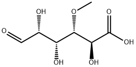 4-O-methylglucuro<i></i>nic acid, 2463-49-2, 结构式