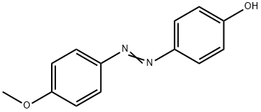 4-(4-甲氧苯基偶氮基)苯酚, 2496-25-5, 结构式