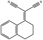 2-(3,4-二氢萘-1(2H)-亚基)丙二腈, 2510-03-4, 结构式