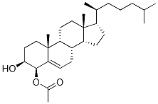 4β-Hydroxy Cholesterol 4-Acetate, 2515-18-6, 结构式