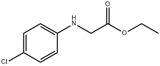 N-(4-氯苯基)甘氨酸乙酯, 2521-89-3, 结构式