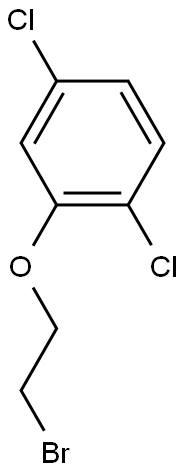 2-(2-溴乙氧基)-1,4-二氯苯, 85262-50-6, 结构式