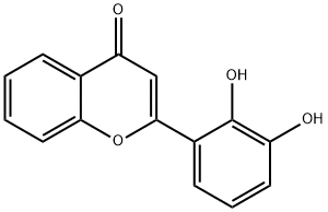 2-(2,3-二羟基苯基)-4H-苯并吡喃-4-酮, 2554-85-0, 结构式