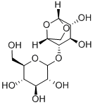 1,6-脱水-4-O-ALPHA-D-吡喃葡萄糖基-D-吡喃葡萄糖, 2672-63-1, 结构式