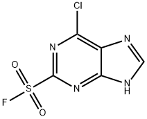 6-氯-9H-嘌呤-2-磺酰氟, 2706-92-5, 结构式