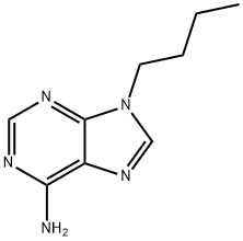 9-丁基-9H-嘌呤-6-胺, 2715-70-0, 结构式