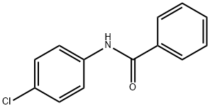 N-(4-氯苯基)苯甲酰胺, 2866-82-2, 结构式