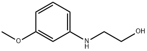 2-(3-甲氧基苯氨基)-乙醇, 2933-76-8, 结构式