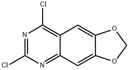 6,8-二氯-[1,3]二氧戊环[4,5-G]喹唑啉, 20197-55-1, 结构式
