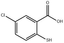 5-氯-2-巯基苯甲酸, 20324-50-9, 结构式