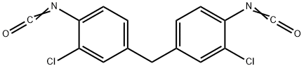 4,4`-亚甲基二(2-氯苯基异氰酸酯), 20513-43-3, 结构式