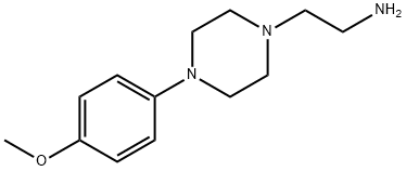2-[4-(4-甲氧苯基)哌嗪-1-基]乙胺, 20529-26-4, 结构式