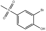 2-溴-4-(甲基磺酰基)苯酚, 20951-43-3, 結(jié)構(gòu)式