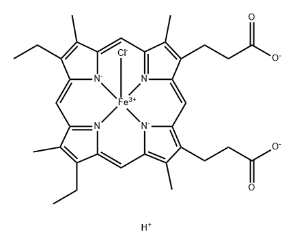Mesohemin IX, 21007-37-4, 结构式