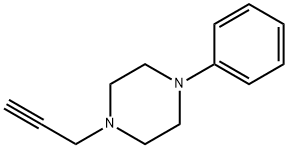 1-苯基-4-(丙-2-炔-1-基)哌嗪, 21057-45-4, 结构式