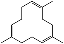 2,5,9-TRIMETHYL-1,5,9-CYCLODODECATRIENE, 21115-77-5, 结构式