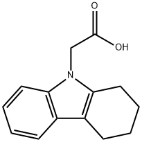 2-(1,2,3,4-四氢-9H-咔唑-9-基)乙酸, 21144-93-4, 结构式