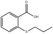 2-(丙基硫代)苯甲酸, 21213-10-5, 结构式